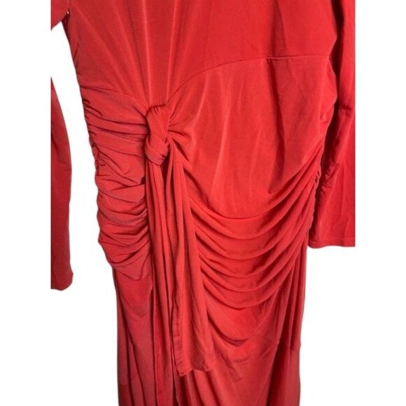 Colleen Lopez Ruched Mock Neck Dress MEDIUM (245) - Picture 5 of 5